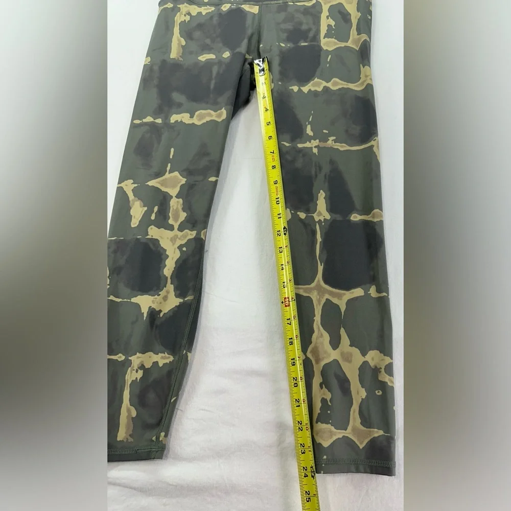 Varley Luna Legging In Golden Green Tie Dye Size Large - Picture 6 of 8